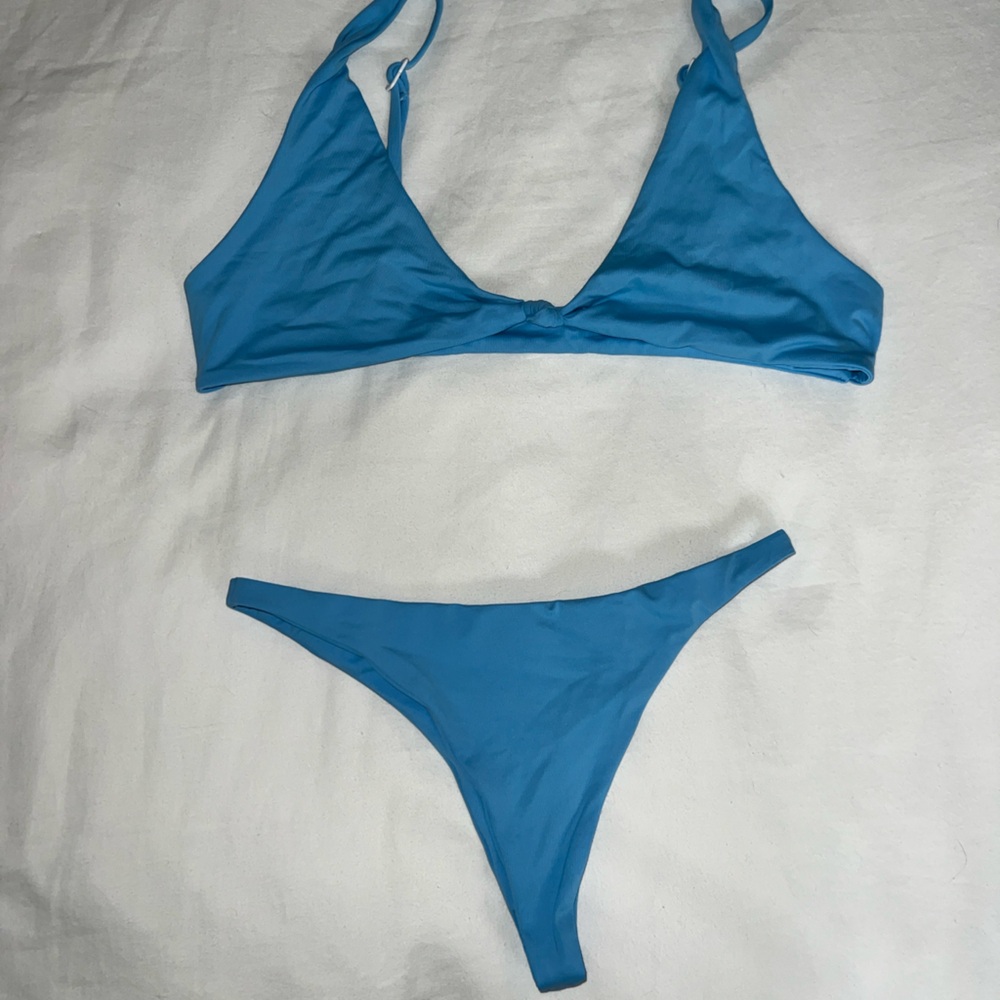 Blue Women's Bikini Top (Large)